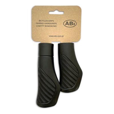 ABI zwarte handvatten, tpe sebs, flexibel, sterk, uv-bestendig, 130 mm, 95 mm