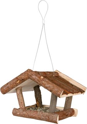 TRIXIE VOEDERHUIS HANGEND SCHORSHOUT NATUUR 32X20X23 CM