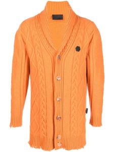 Philipp Plein cardigan en laine - Orange