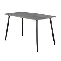 Fraaai Susan eettafel 140 cm - keramiek lichtgrijs