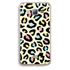 Leopard pattern: Samsung Galaxy J3 (2016) Transparant Hoesje