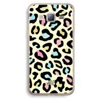 Leopard pattern: Samsung Galaxy J3 (2016) Transparant Hoesje