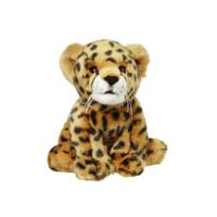 Nature Planet Pluche cheetah - jachtluipaard - 22 cm - wilde dieren