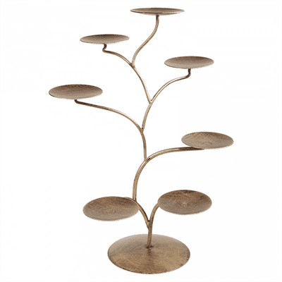Chakra Lotus Display Metaal