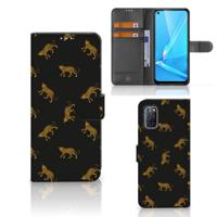 Telefoonhoesje | Met pasjeshouder | voor OPPO A72 | OPPO A52 Leopards