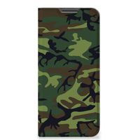 OPPO A54 5G | A74 5G | A93 5G Hoesje met Magneet Army Dark