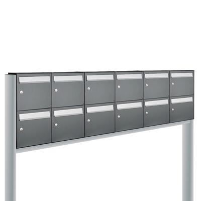 Allux Flow Set 6-Breed, 2-Hoog Op Statief Antraciet - 40040065_6x2s
