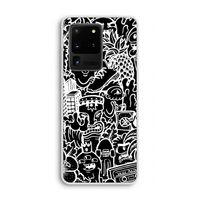 Vexx Black Mixtape: Samsung Galaxy S20 Ultra Transparant Hoesje