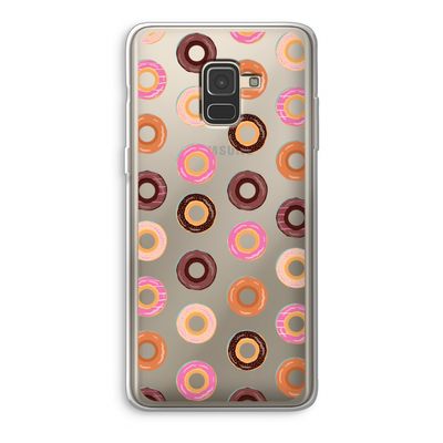 Donuts: Samsung Galaxy A8 (2018) Transparant Hoesje