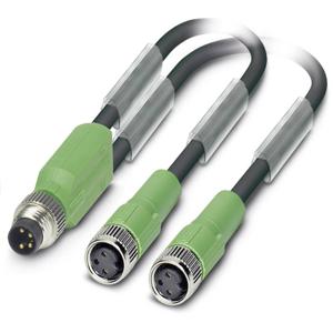 Phoenix Contact 1458664 Sensor/actuator connector, geassembleerd M8 Aantal polen (sensoren): 3 Adapter, Y-vorm 30.00 cm 1 stuk(s) Piece