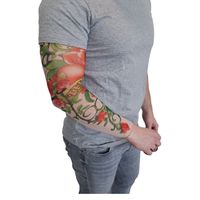 Carnaval verkleed mouwen - Tattoo sleeves rozen - 2x - getatoeerde armen - volwassenen