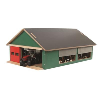 Kids Globe stal met windbreekgaas 1:32