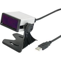 Renkforce FS5020E USB-Kit Barcodescanner Kabel 1D Laser Zilver, Zwart Desktop USB