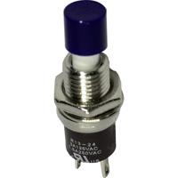 TRU COMPONENTS 1587872 TC-R13-24A1-05-BL Druktoets 250 V/AC 1.5 A 1x uit/(aan) Moment 1 stuk(s)