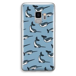 Narwhal: Samsung Galaxy S9 Transparant Hoesje