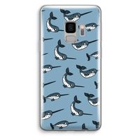 Narwhal: Samsung Galaxy S9 Transparant Hoesje