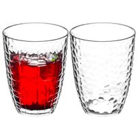 Drinkglas Estiva - 10x - transparant - onbreekbaar kunststof - 380 ml - thumbnail