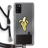 Banana: Samsung Galaxy A41 Transparant Hoesje met koord