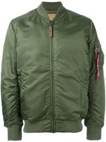 Alpha Industries veste bomber à manche à logo - Vert