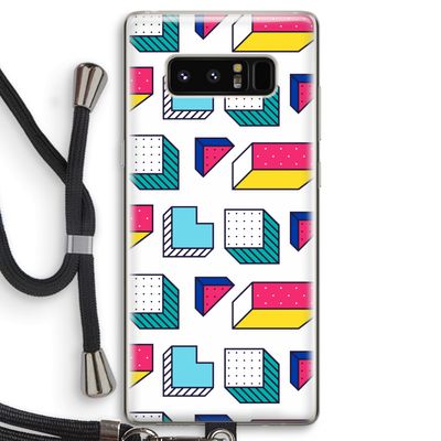 8-bit N°7: Samsung Galaxy Note 8 Transparant Hoesje met koord