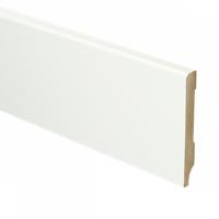 MDF Moderne plint 70x9 voorgelakt RAL9016 - lengte 240cm
