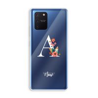 Pink Bouquet: Samsung Galaxy Note 10 Lite Transparant Hoesje