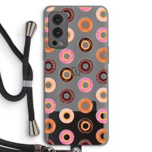 Donuts: OnePlus Nord 2 5G Transparant Hoesje met koord