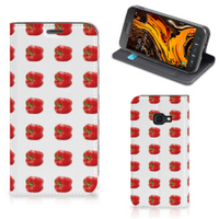 Samsung Galaxy Xcover 4s Flip Style Cover Paprika Red