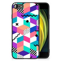 iPhone SE 2022 | SE 2020 | 7/8 Backcover Blokken Kleurrijk