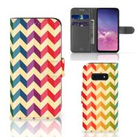 Samsung Galaxy S10e | Telefoon Hoesje | Zigzag Multi Color