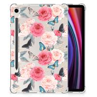 Samsung Galaxy Tab S9 | Siliconen hoesje | Butterfly Roses