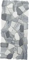 My Village Steentjes mat grijs/wit 30x14cm My Village Steentjes mat grijs/wit 30x14cm