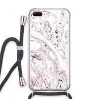 Mengelmoes: iPhone 7 PLUS Transparant Hoesje met koord
