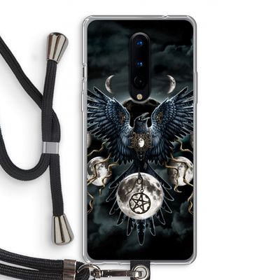 Sinister Wings: OnePlus 8 Transparant Hoesje met koord