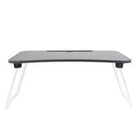 QUVIO Bedtafel voor laptop, tablet, boek of ontbijt - zwart