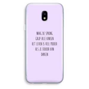 Sprong: Samsung Galaxy J3 (2017) Transparant Hoesje