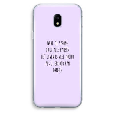 Sprong: Samsung Galaxy J3 (2017) Transparant Hoesje