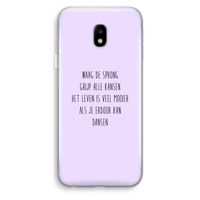 Sprong: Samsung Galaxy J3 (2017) Transparant Hoesje