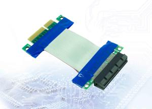 Inter-Tech Riser Card Extender 5 cm PCIe x4 Riser-kabel [1x PCIe - 1x PCIe]