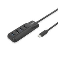 ACT AC6420 USB-C Hub 3.0 | 4x USB-A | 5Gbps | Zwart | Kabellengte 50 cm - thumbnail