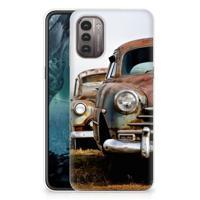 Nokia G21 | G11 | Siliconen hoesje | met foto Vintage Auto