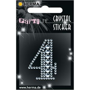 HERMA Crystal 4 sticker Transparant Permanent 1 stuk(s)
