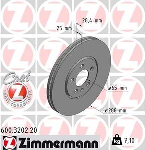 Remschijf Coat Z 600320220
