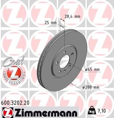 Remschijf Coat Z 600320220