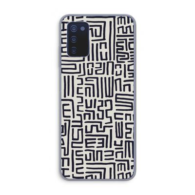 Moroccan Print: Samsung Galaxy A03s Transparant Hoesje