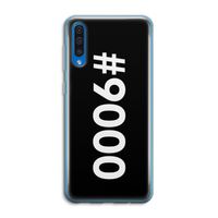#9000: Samsung Galaxy A50 Transparant Hoesje