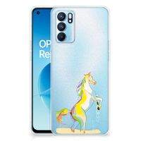 OPPO Reno 6 5G Telefoonhoesje met Naam Horse Color