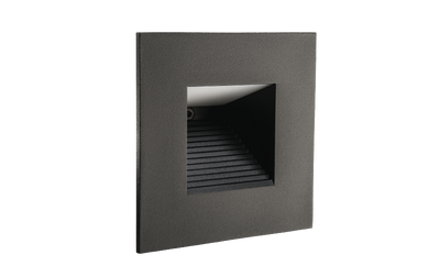 SG LED wand armatuur Capella IsoSafe traptreden verlichting 2W 2700K dimbaar zwart