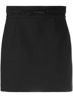 RED Valentino jupe-short à détail de nœud - Noir