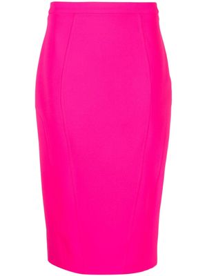 PINKO jupe mi-longue à taille haute - Rose